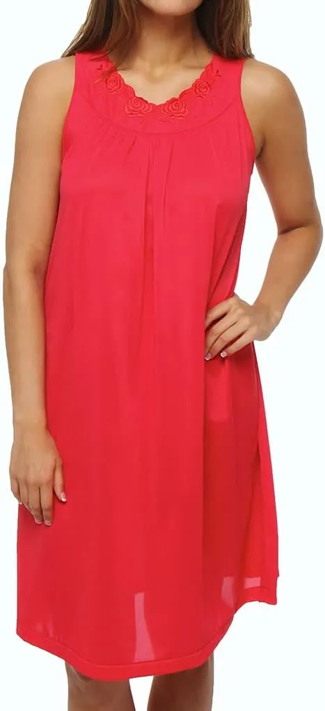 Shadowline Women's Plus-Size Petals 40 Inch Sleeveless Waltz Gown