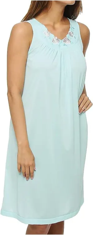 Shadowline Women's Plus-Size Petals 40 Inch Sleeveless Waltz Gown