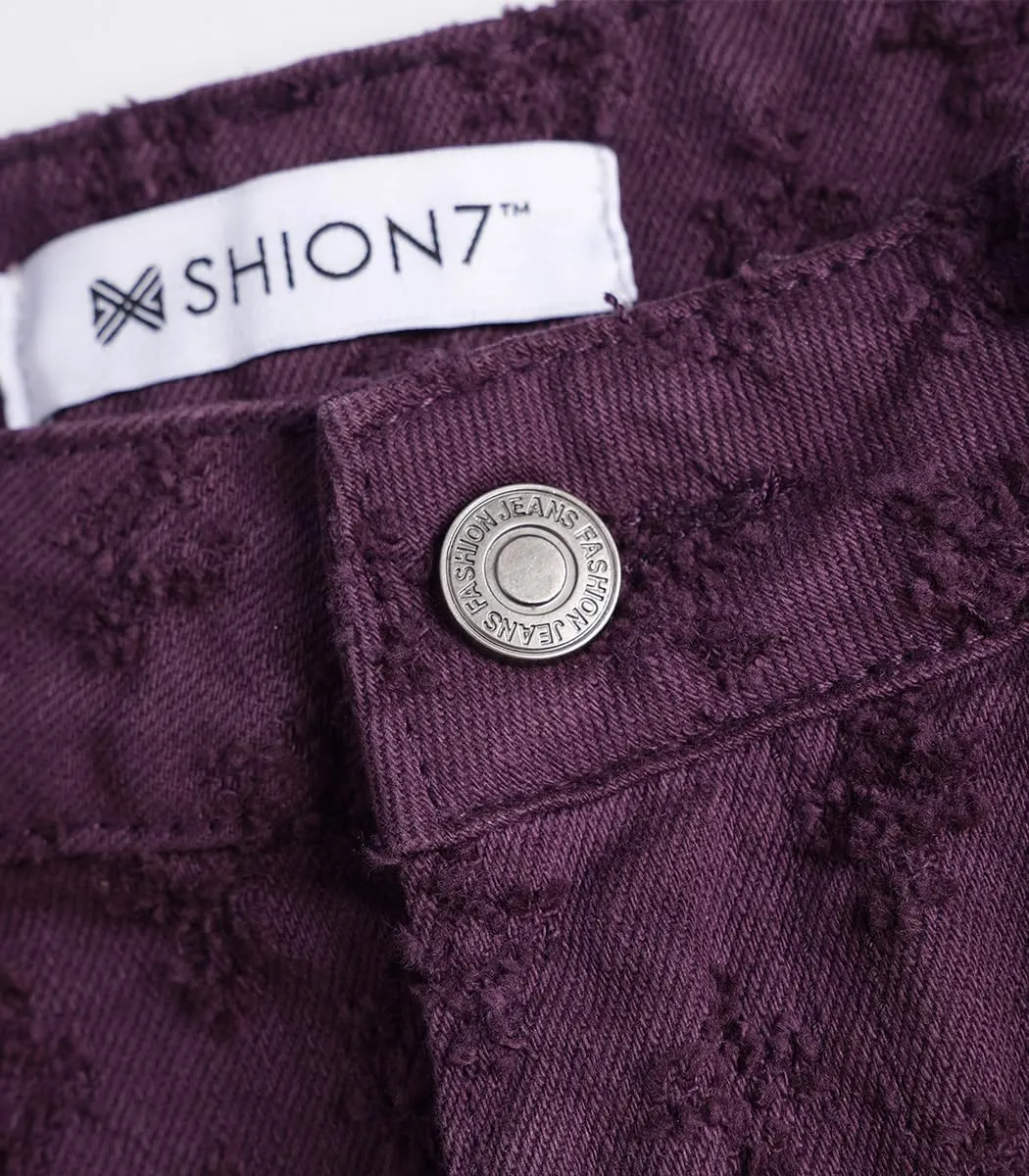 SHION7 Men's Denim Shorts, Relaxed Fit Knee Length Short Pants for Men, Ripped Baggy Half Pant, Streetwear Oversized Shorts