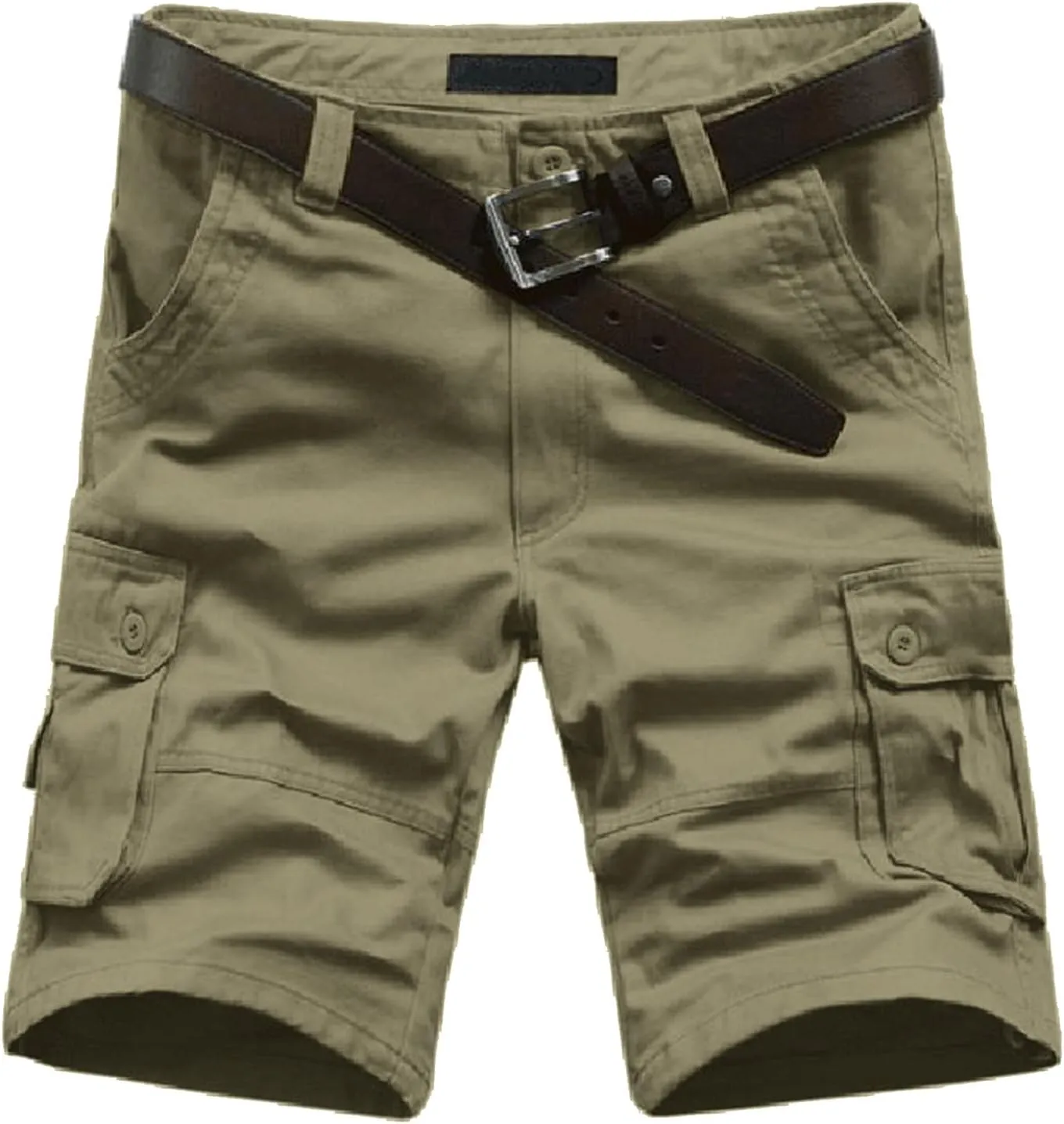 Shorts Men Leisure Overalls Summer Men's and Color Pants with Multi-Pocket Men's Pants Mens Short Green Cargo Shorts