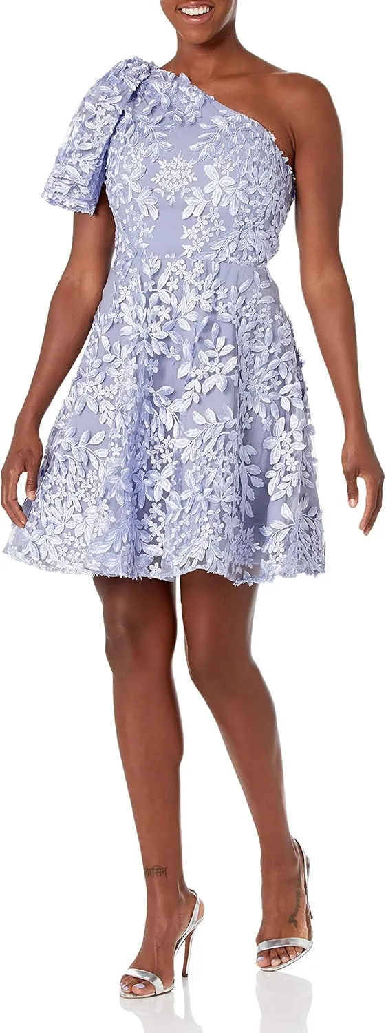 Shoshanna Women's Lainey Embroidered Mesh Mini Dress