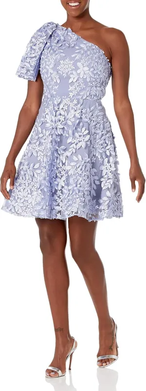 Shoshanna Women's Lainey Embroidered Mesh Mini Dress