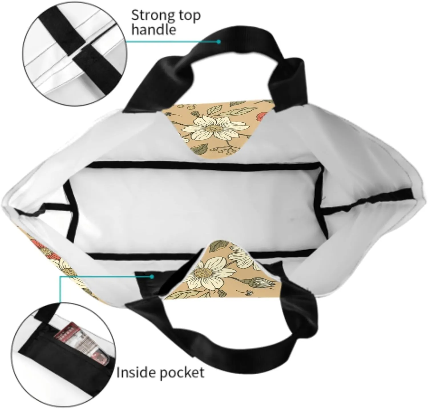 Shoulder Bag Large Reusable Eco-friendly Shopping Bags Portable Storage Handbag