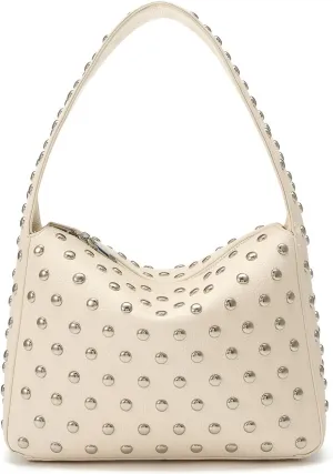 Shoulder Bag Studded Purse for Women Y2K Purse Black Studded Bag Designer Handbag