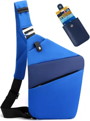 Slim Carry, The Slim Carry Sling Bag, Anti Theft Crossbody Bag Travel Personal Flex Bag for Men Women