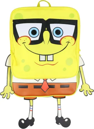 SpongeBob SquarePants Backpack Character Design 3D Arms and Legs Funny School Travel Bag