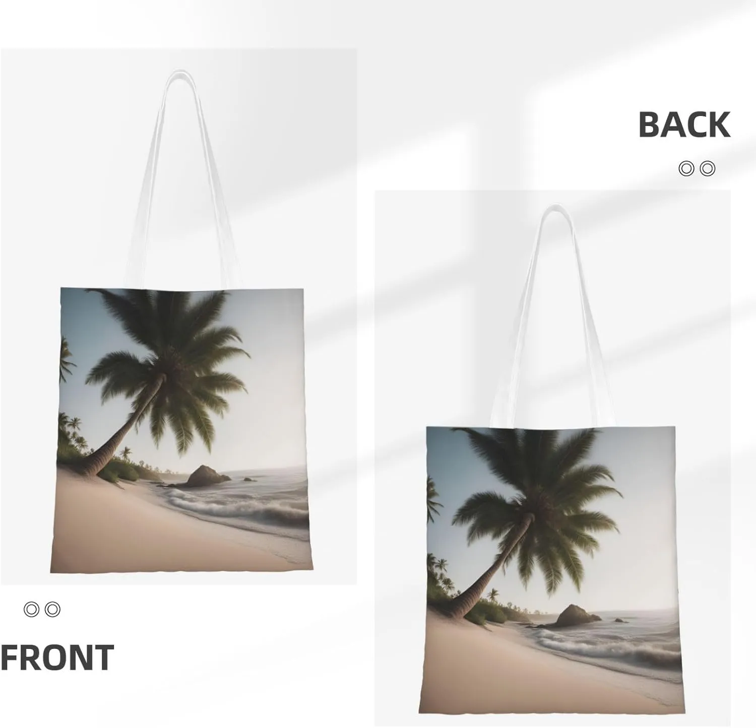 SSIMOO Two Horses Fashion Canvas Tote Bag-Personalized Handbag,Multifunctional Bag,Elegant And Minimalist