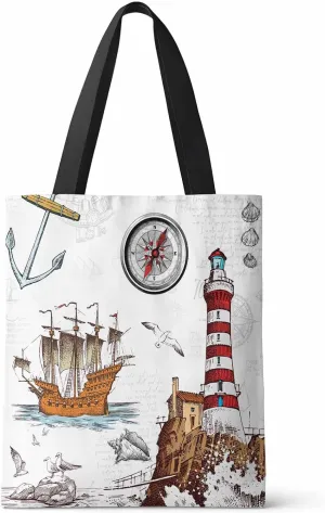 Starfish Canvas Tote Bag Summer Ocean Purple Starfish Shoulder Bag Casual Bag with Inner Pocket for Shopping Grocery Work