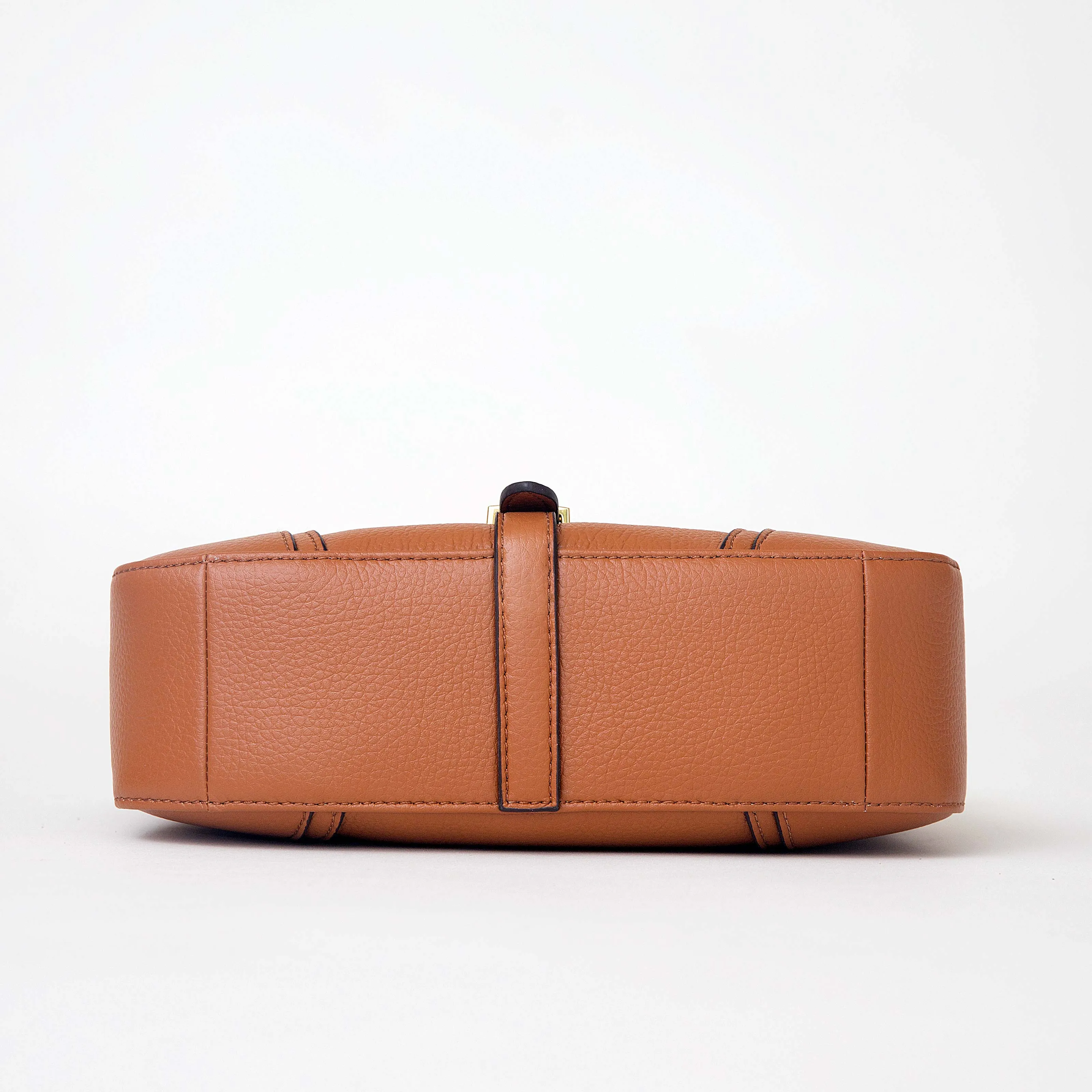 Stockholm Vegan Leather Crossbody Bag | Camel