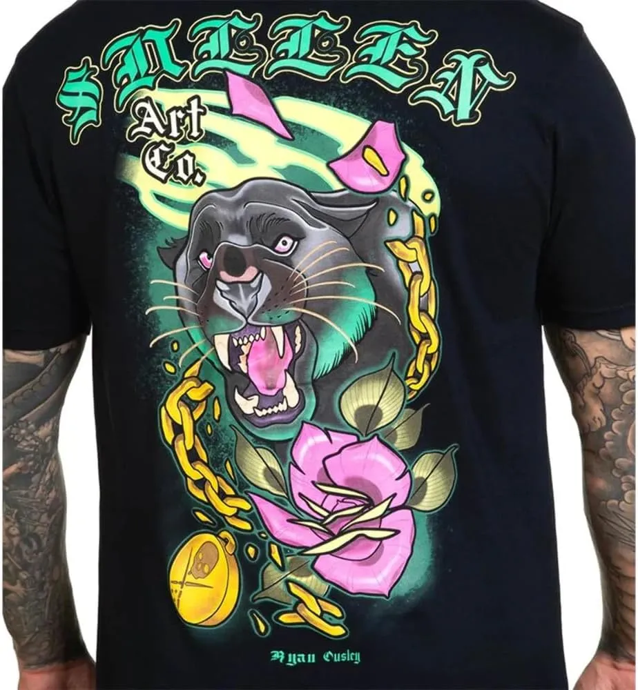 Sullen Men's Chained Panther Premium Short Sleeve T Shirt