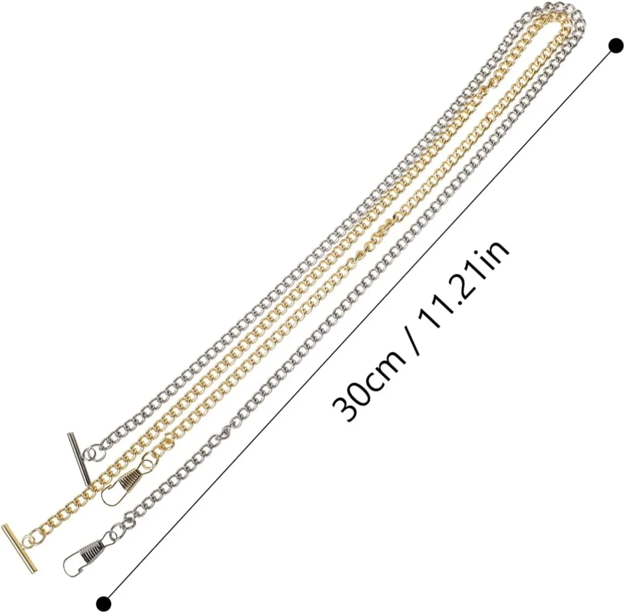 T Pocket Watch Chain Mens Denim Jeans Choker Necklace for Men Watch Chain Vest Chain Jeans for Men Mens