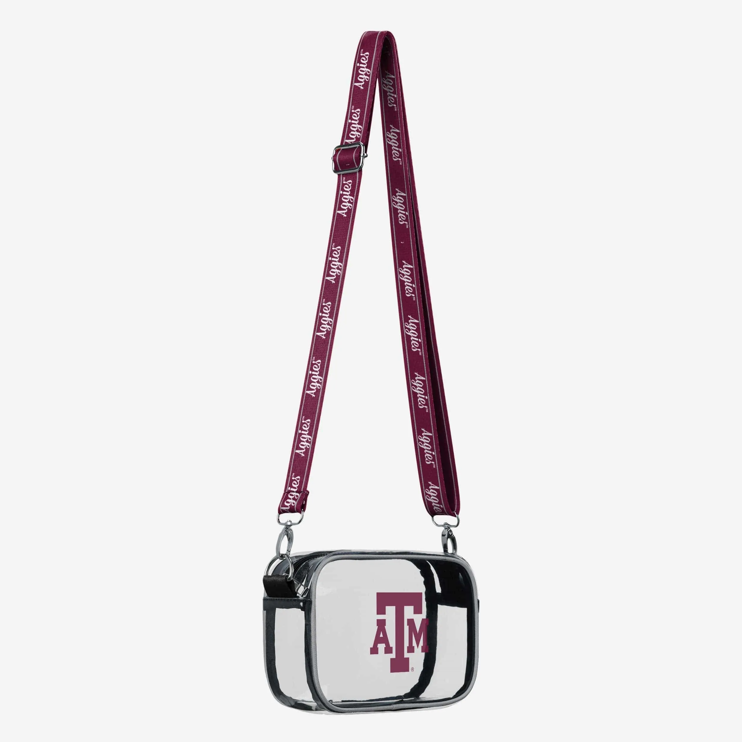 Texas A&M Aggies Team Stripe Clear Crossbody Bag