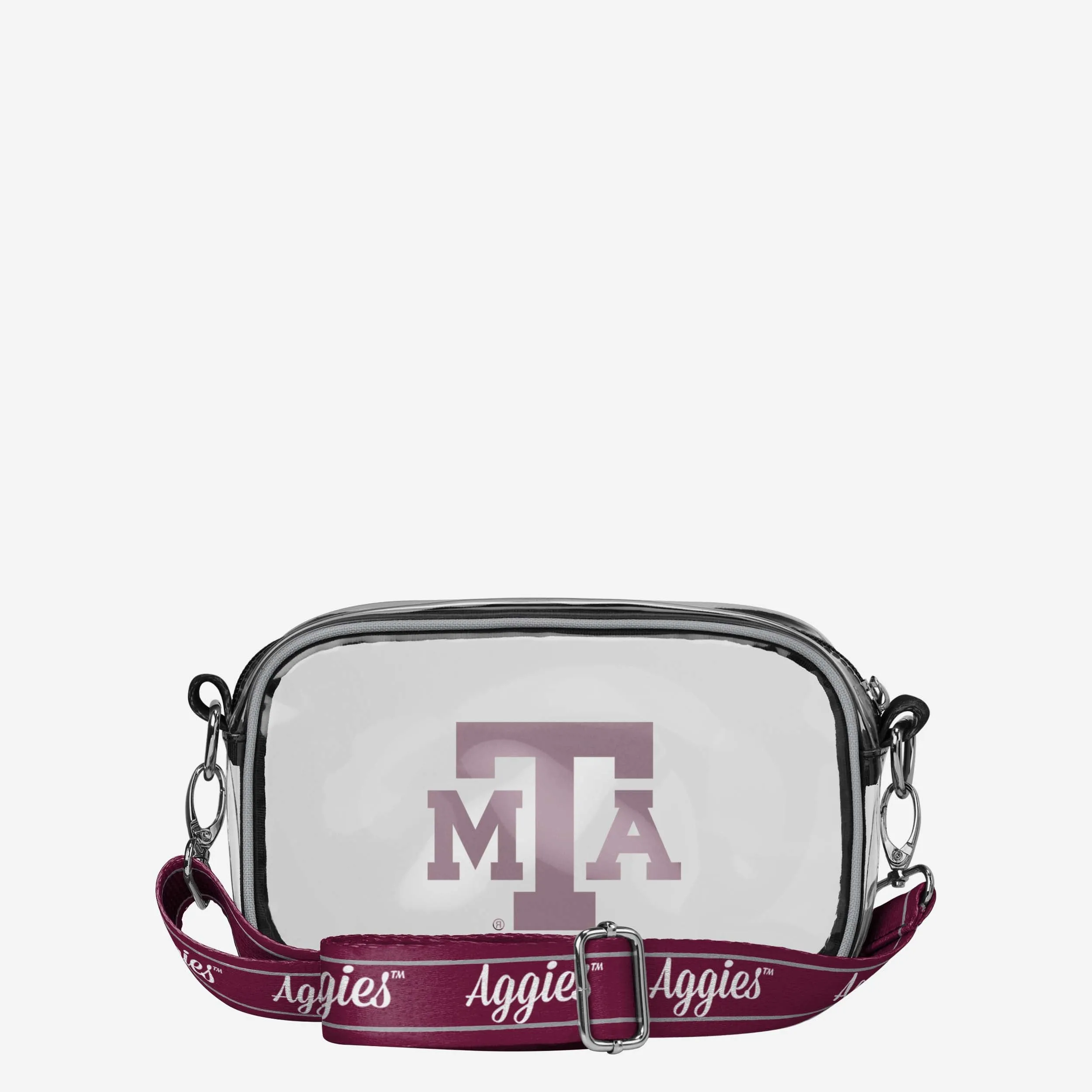 Texas A&M Aggies Team Stripe Clear Crossbody Bag