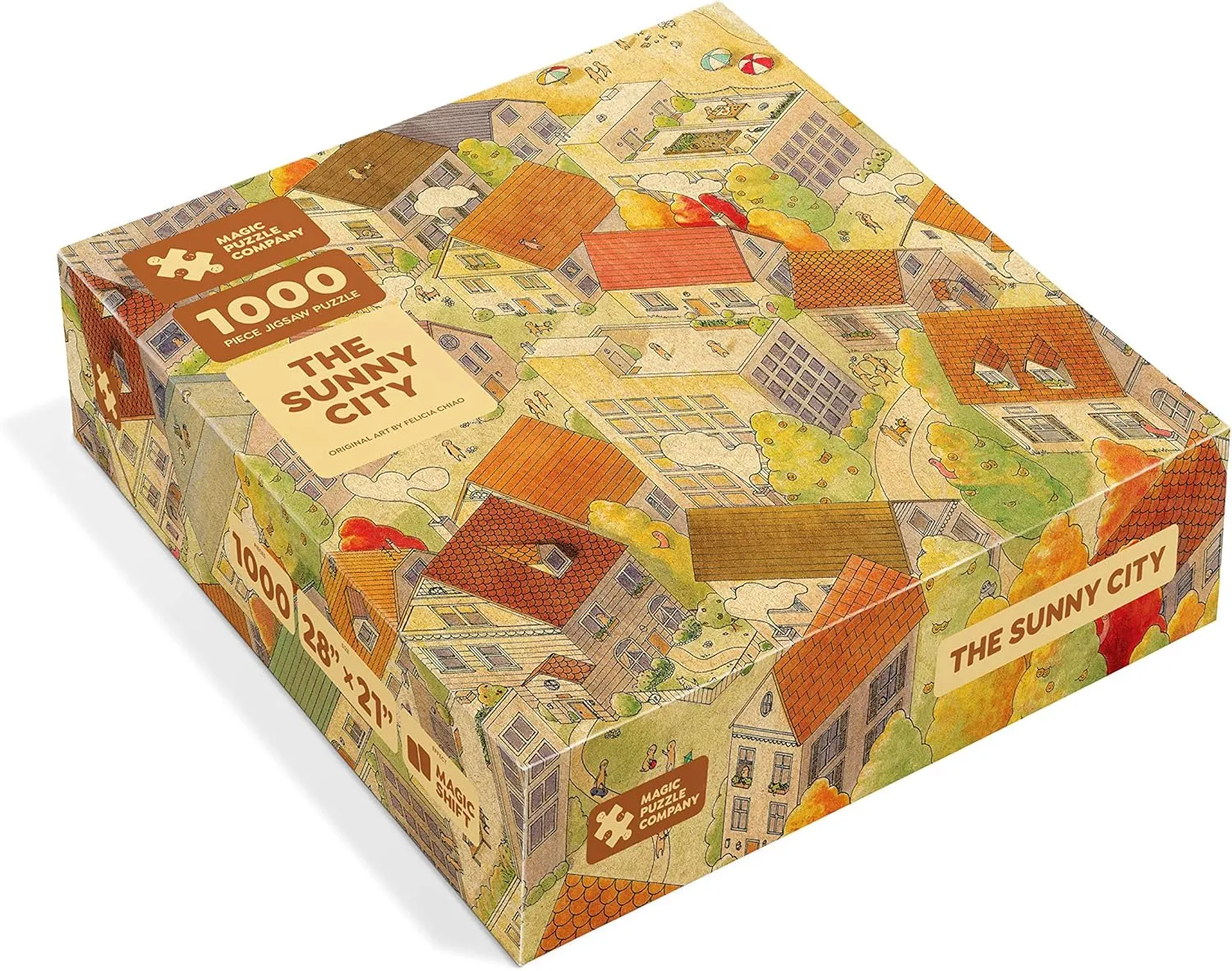 The Sunny City • 1000-Piece Jigsaw Puzzle from The Magic Puzzle Company • Series One