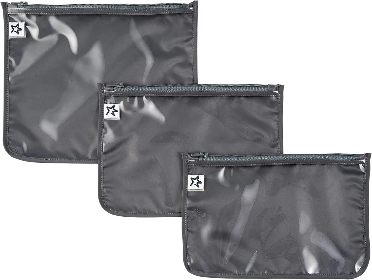 Tiny Twinkle Mess-proof Travel Bags, Airline Compliant, Zipper Closure, Clear Front Pouch, Diaper Bag Packing, Toiletry or Cosmetics Organizer