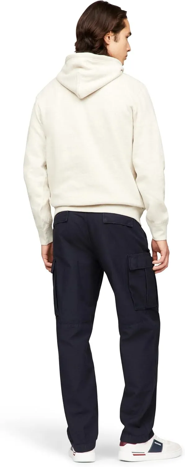 Tommy Hilfiger Men's Medium Weight Solid Fleece Hoodie Sweatshirt, Also Available in Big & Tall