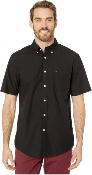 Tommy Hilfiger Men's Short Sleeve Casual Button Down Shirt in Classic Fit