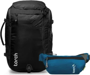 torch Travel Backpack 40L Travel Esssentials Bundle (Takahagi & Tajimi)