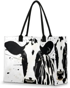 Tote Bag for Women Reusable Canvas Shoulder Bag