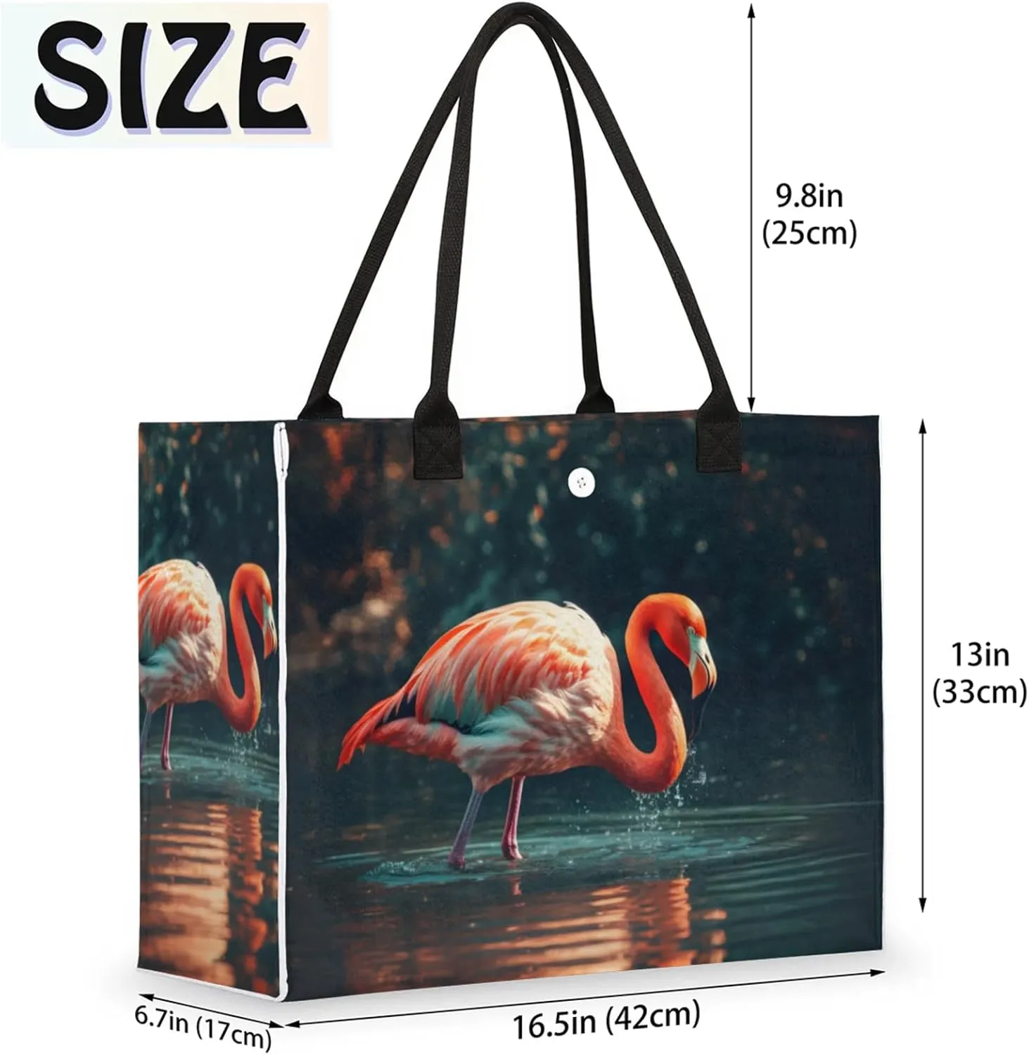 Tote Bag for Women Reusable Canvas Shoulder Bag