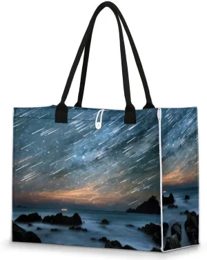 Tote Bag for Women Reusable Canvas Shoulder Bag