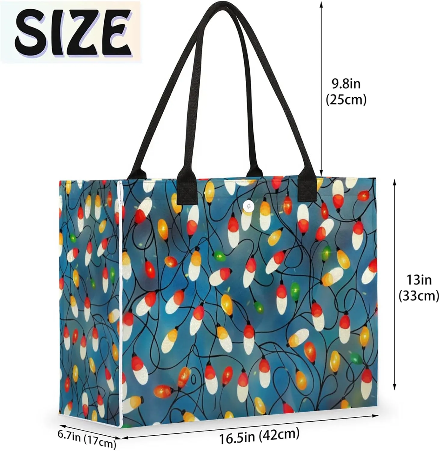 Tote Bag for Women Reusable Canvas Shoulder Bag