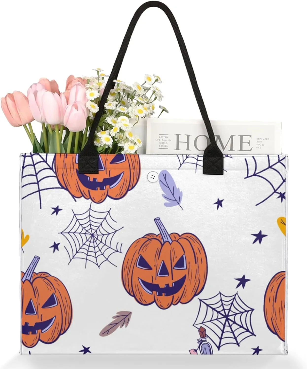 Tote Bag for Women Reusable Canvas Shoulder Bag