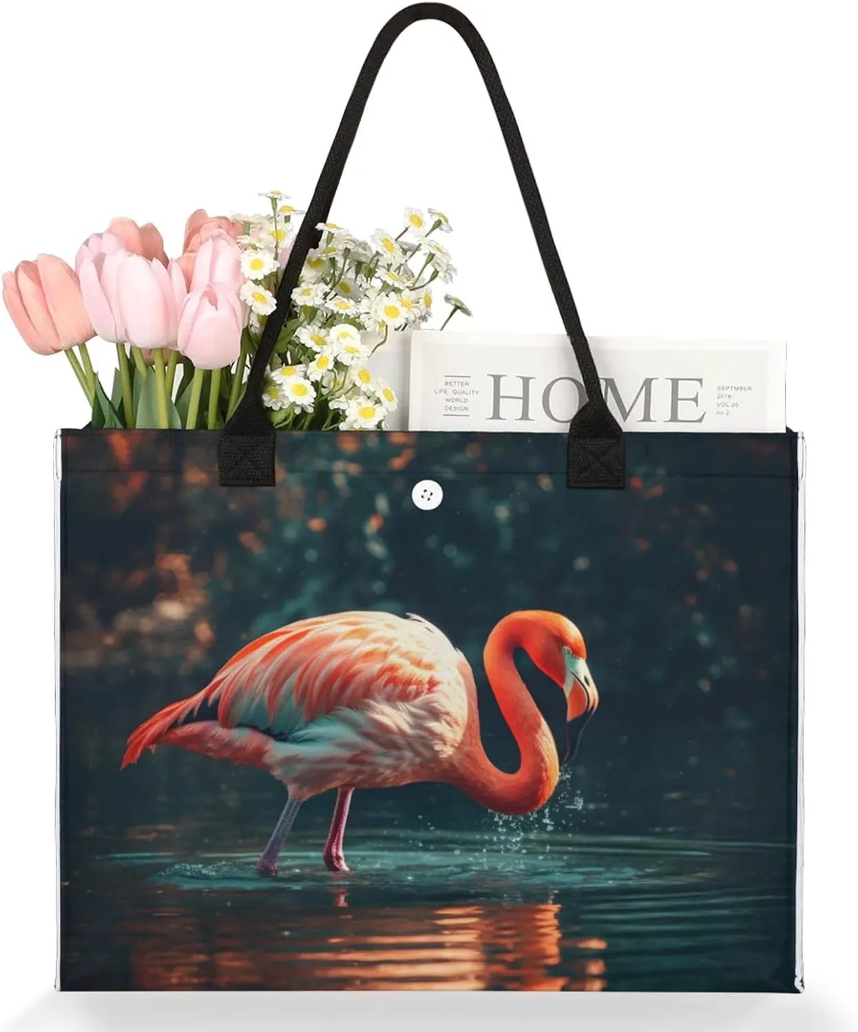 Tote Bag for Women Reusable Canvas Shoulder Bag