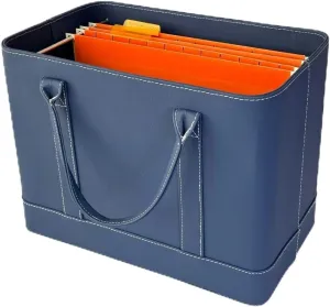 Trenton Gifts File Organizer Tote | Stylish Way To Keep Organized | Navy