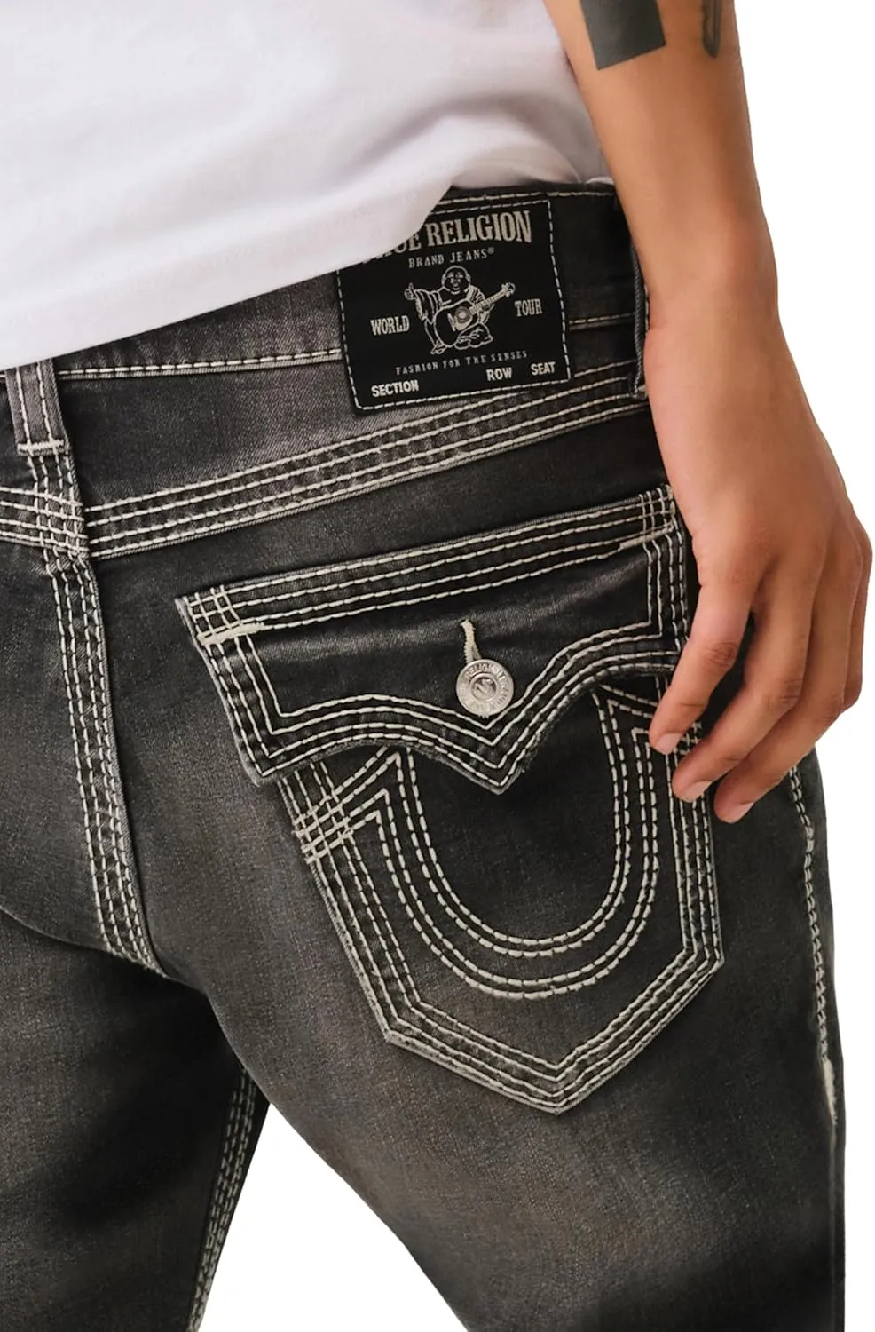 True Religion Men's Ricky Big Q T Flap