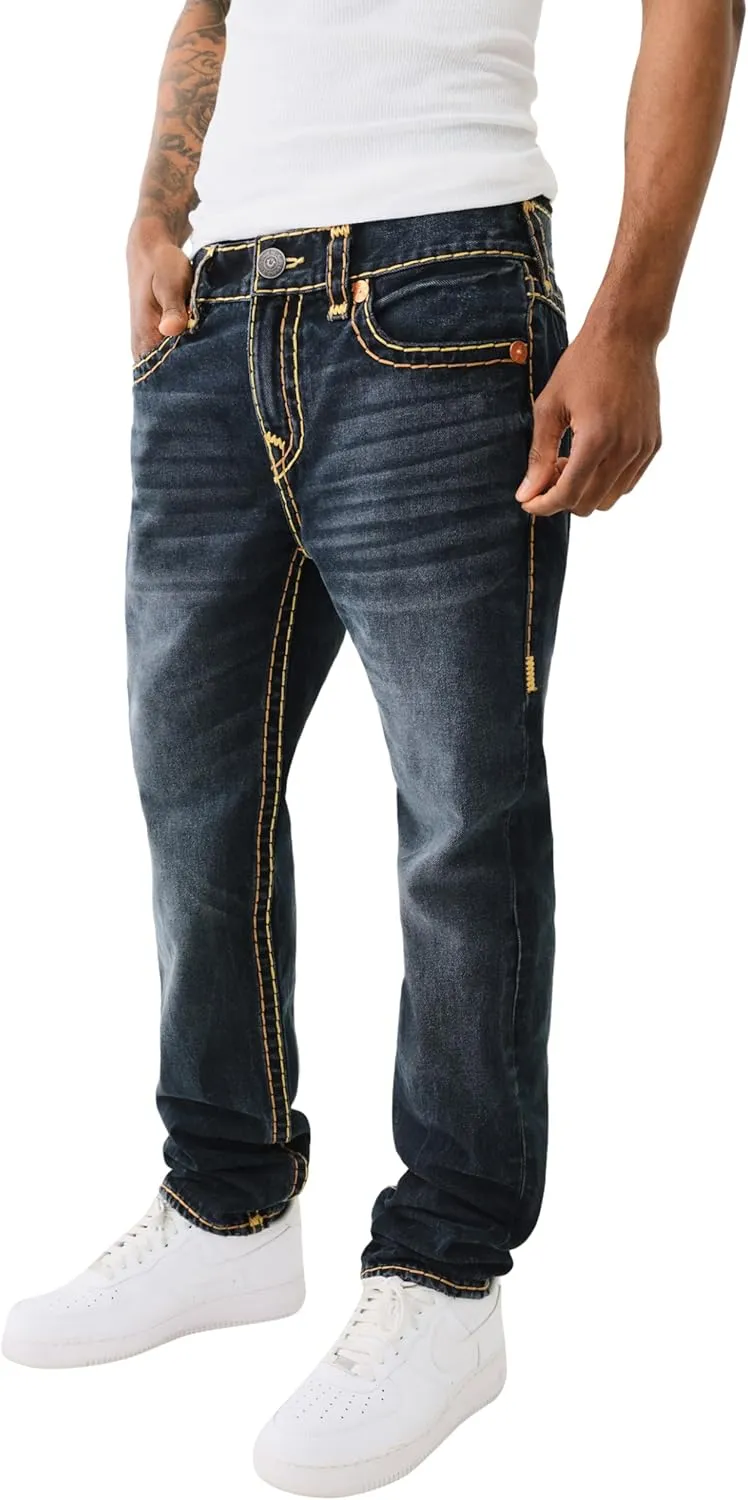 True Religion Men's Rocco Super T Flap 1/2" 32"