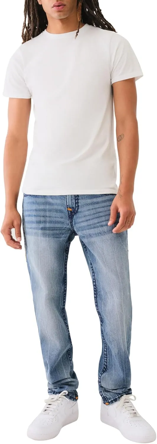 True Religion Men's Rocco Super T Flap 1/2" with 32" Inseam
