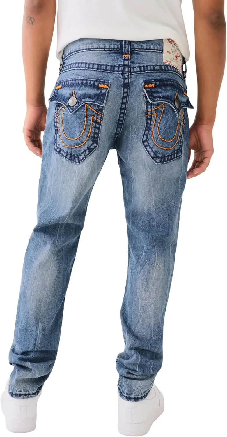 True Religion Men's Rocco Super T Flap 1/2" with 32" Inseam