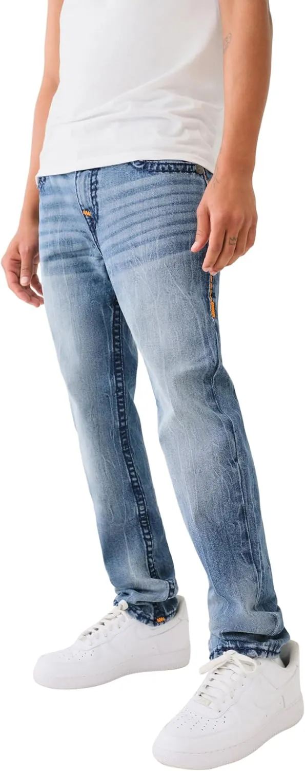 True Religion Men's Rocco Super T Flap 1/2" with 32" Inseam