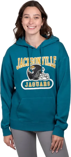 Ultra Game Women's NFL Official Super Soft Hoodie Pullover Sweatshirt