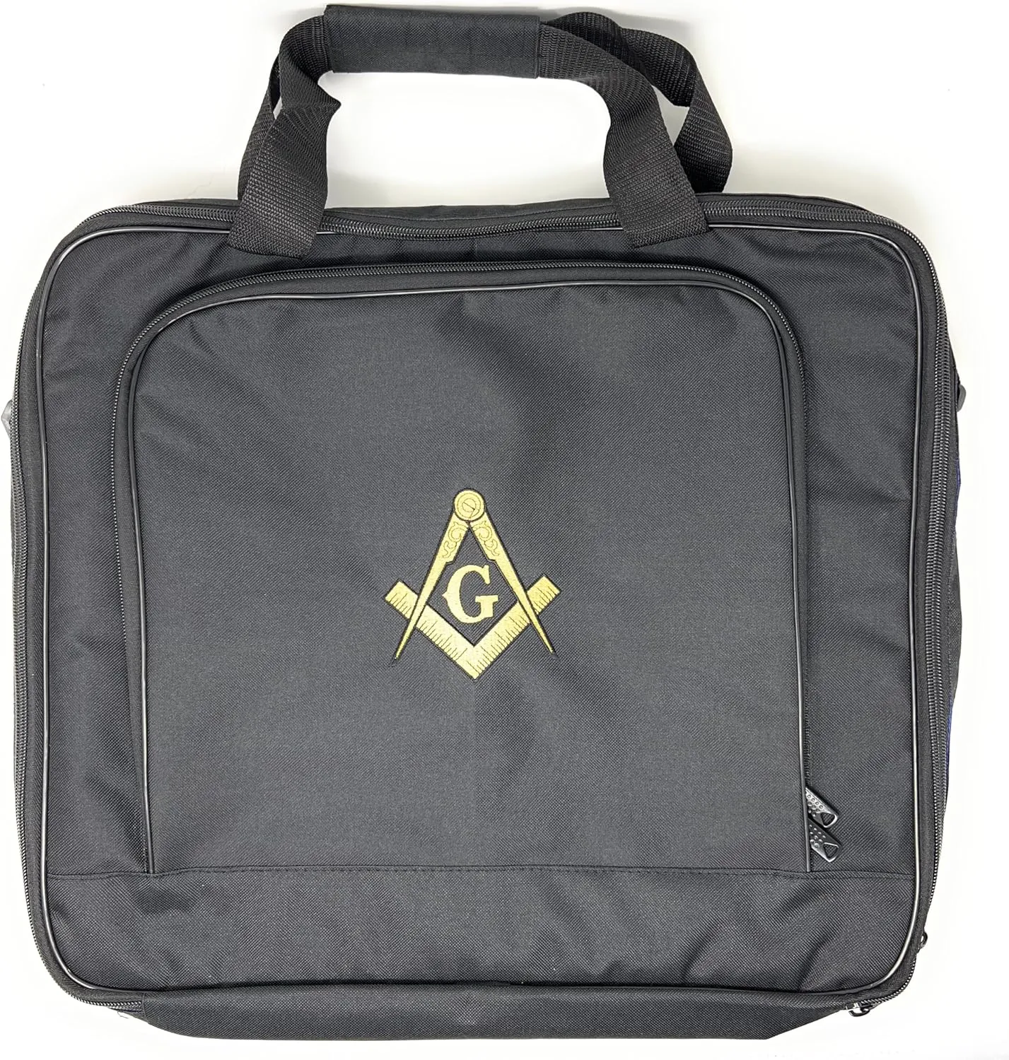 USL Masonic Embroidered Square & Compass Masonic Apron Case with Handle & Strap