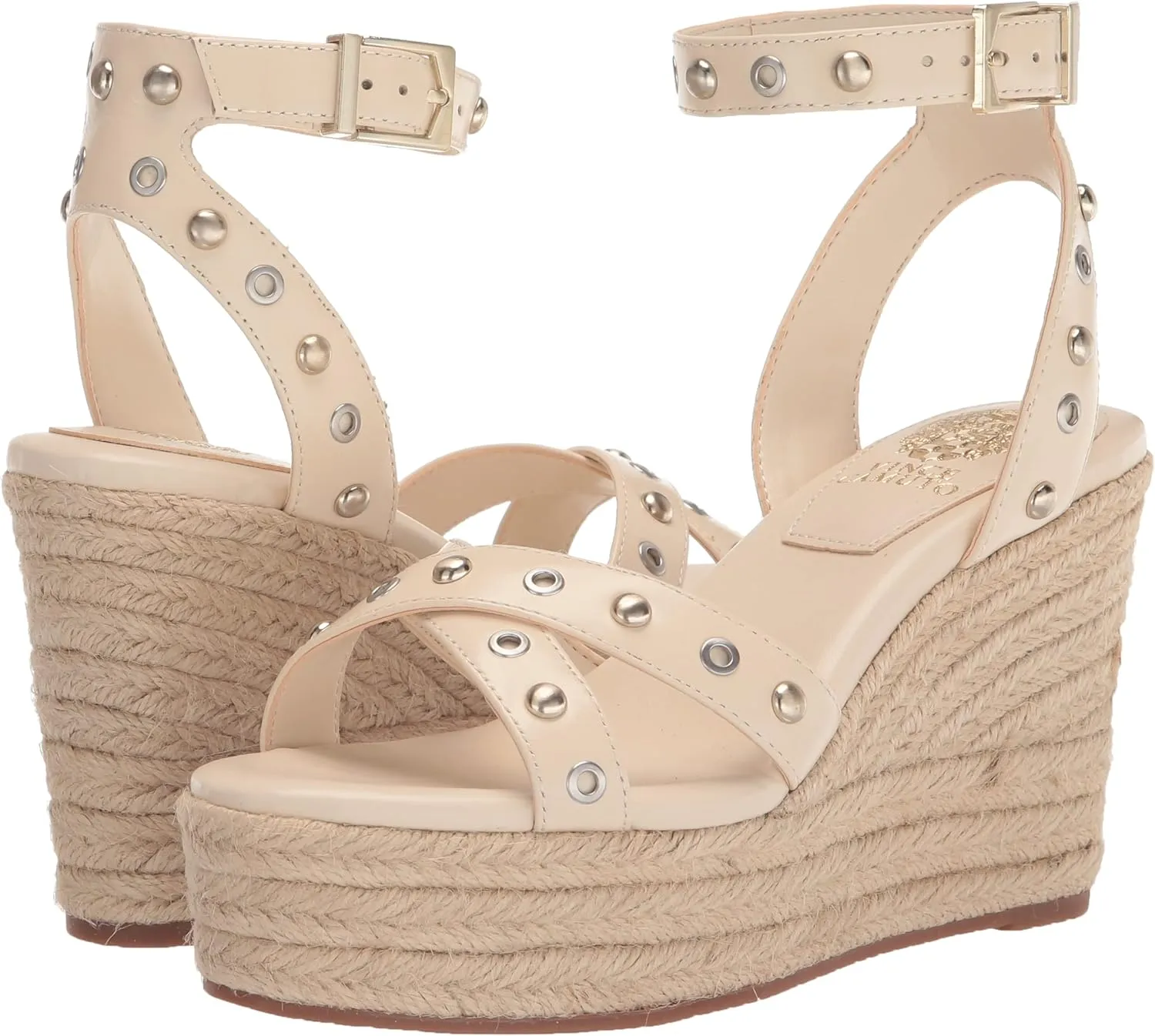 Vince Camuto Women's Feegella Embellished Espadrille Wedge Sandal