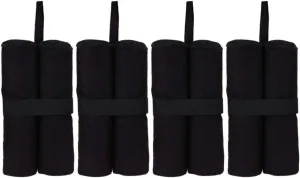 VOSAREA 4pcs Canopy Weight Bags Heavy Duty Tent Fixing Sand Bags Portable Solid Bags Sun Shelter for Hiking Camping Beach (Army Green)
