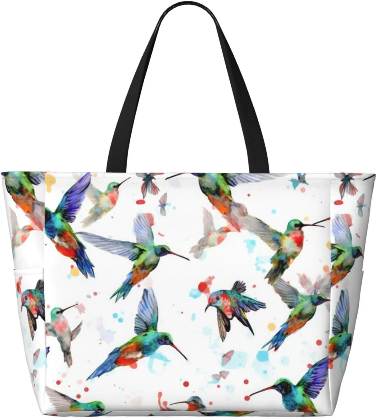 Women Large Beach Bag Travel Weekender Foldable Tote Bag for Pool Beach Vacation Gym
