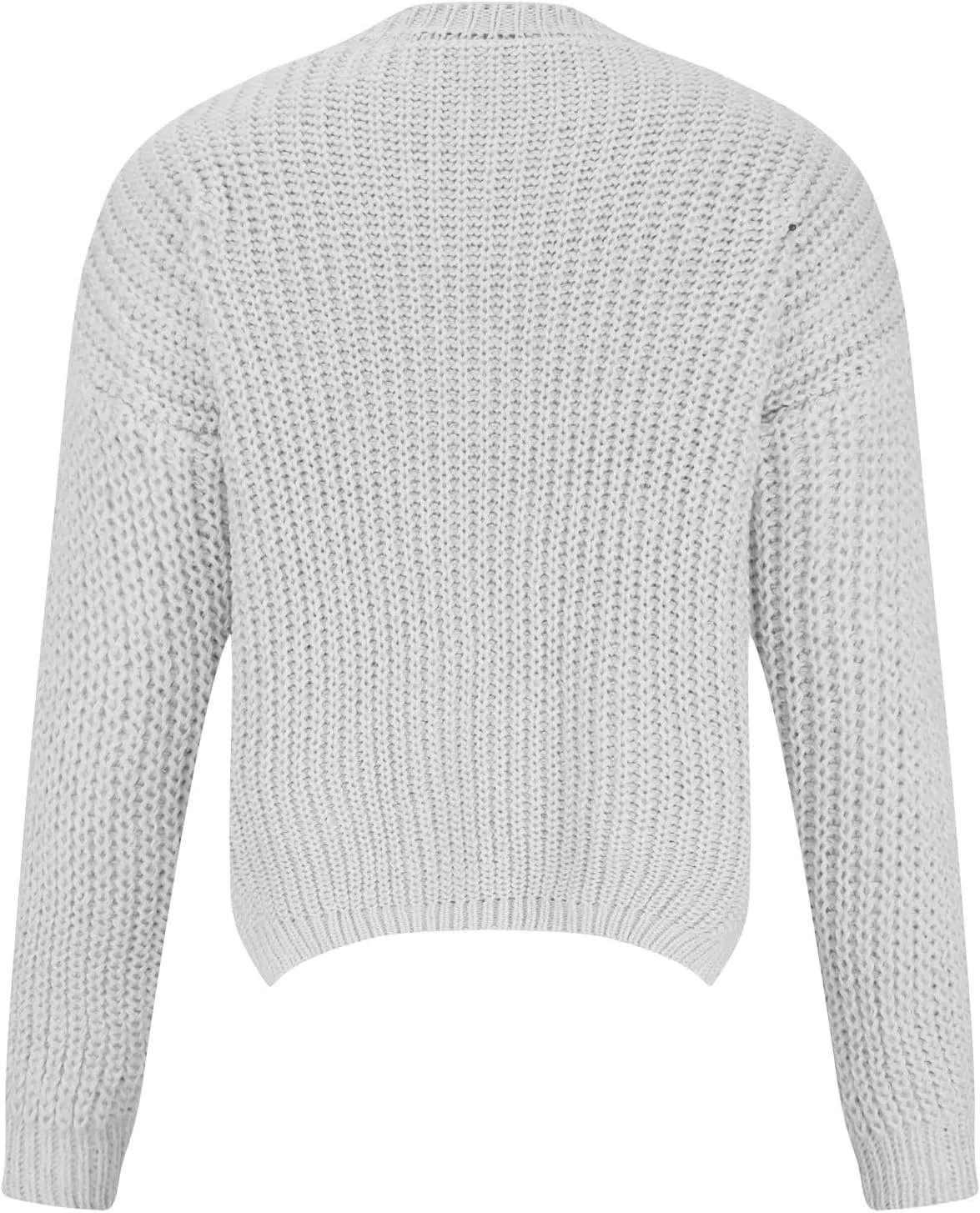 Women's Cropped Sweaters Crewneck Long Sleeve Split Hem Knitted Fall Sweater 2023 Lightweight Cute Knitwear Pullover