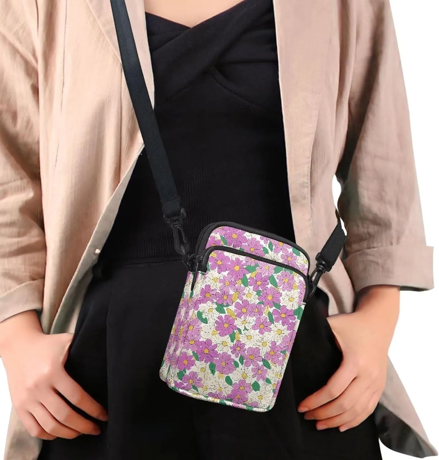 Womens Crossbody Bag Cell Phone Purse Wallet Small Shoulder Handbag Travel Sports Gym Bag