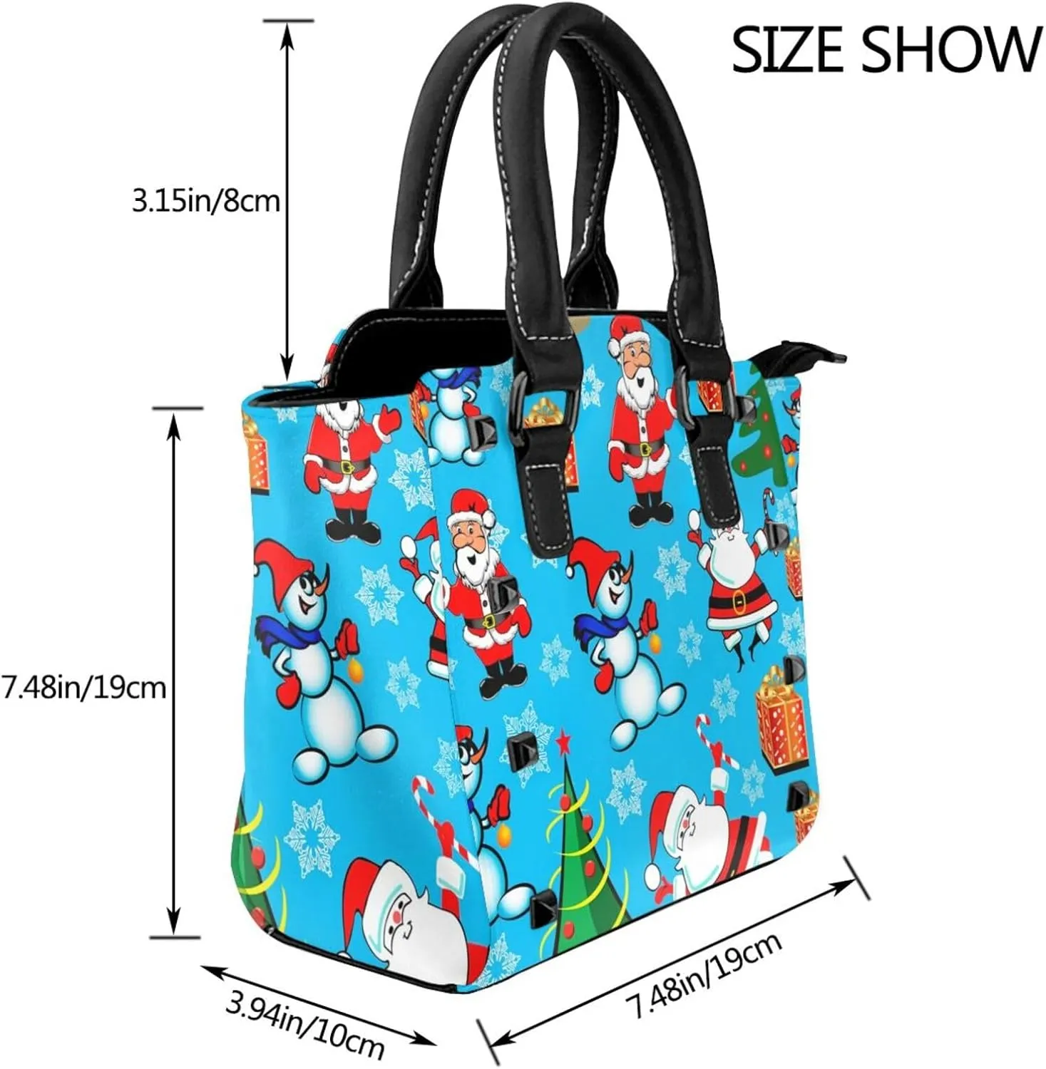 Women's Fashion Travel Shoulder Bag, Studded Handbags Purse for Women, PU Leather Shoulder Bag for Travel Shopping
