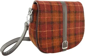 Women's Harris Tweed Beauly Shoulder Casual Bag Adjustable Strap Tartan Pattern Birthday Gift Mothr's day