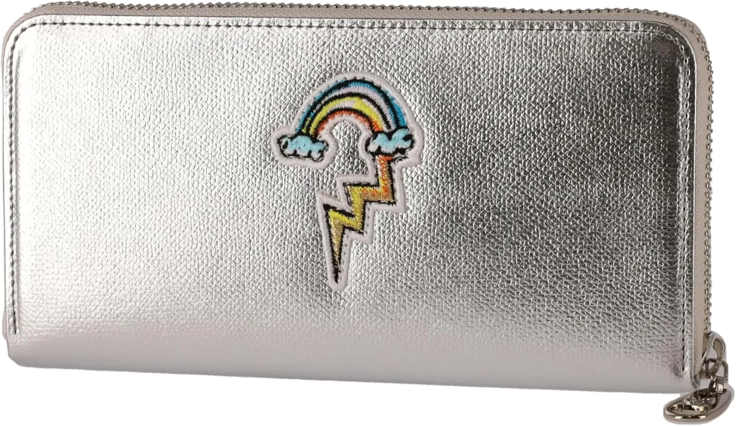 Women's Patch Embroidered Rf Long Wallet