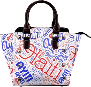 Women's Pu Leather Handbag Rivet Shoulder Bag Studded Top Handle Satchel Crossbody Tote Bag Punk Bag Purse