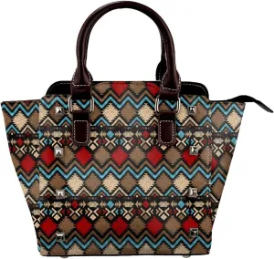 Women's Pu Leather Handbag Rivet Shoulder Bag Studded Top Handle Satchel Crossbody Tote Bag Punk Bag Purse