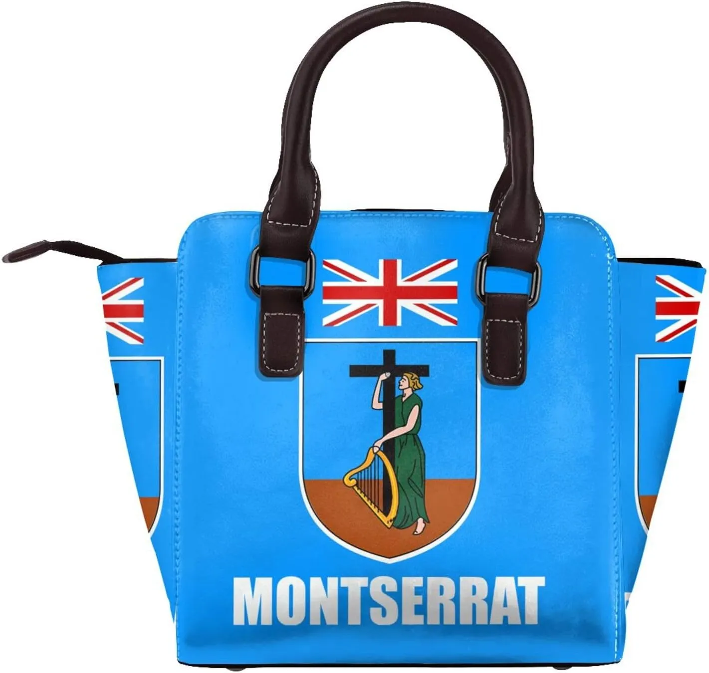 Women's Pu Leather Handbag Rivet Shoulder Bag Studded Top Handle Satchel Crossbody Tote Bag Punk Bag Purse