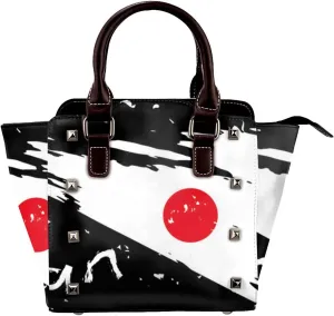 Womens Studded Tote Handbags Top Casual Shoulder Bags Satchel Purse