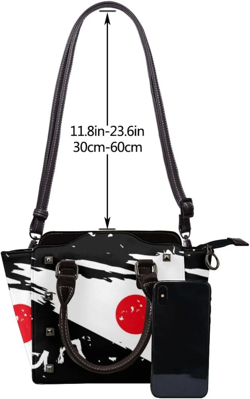 Womens Studded Tote Handbags Top Casual Shoulder Bags Satchel Purse