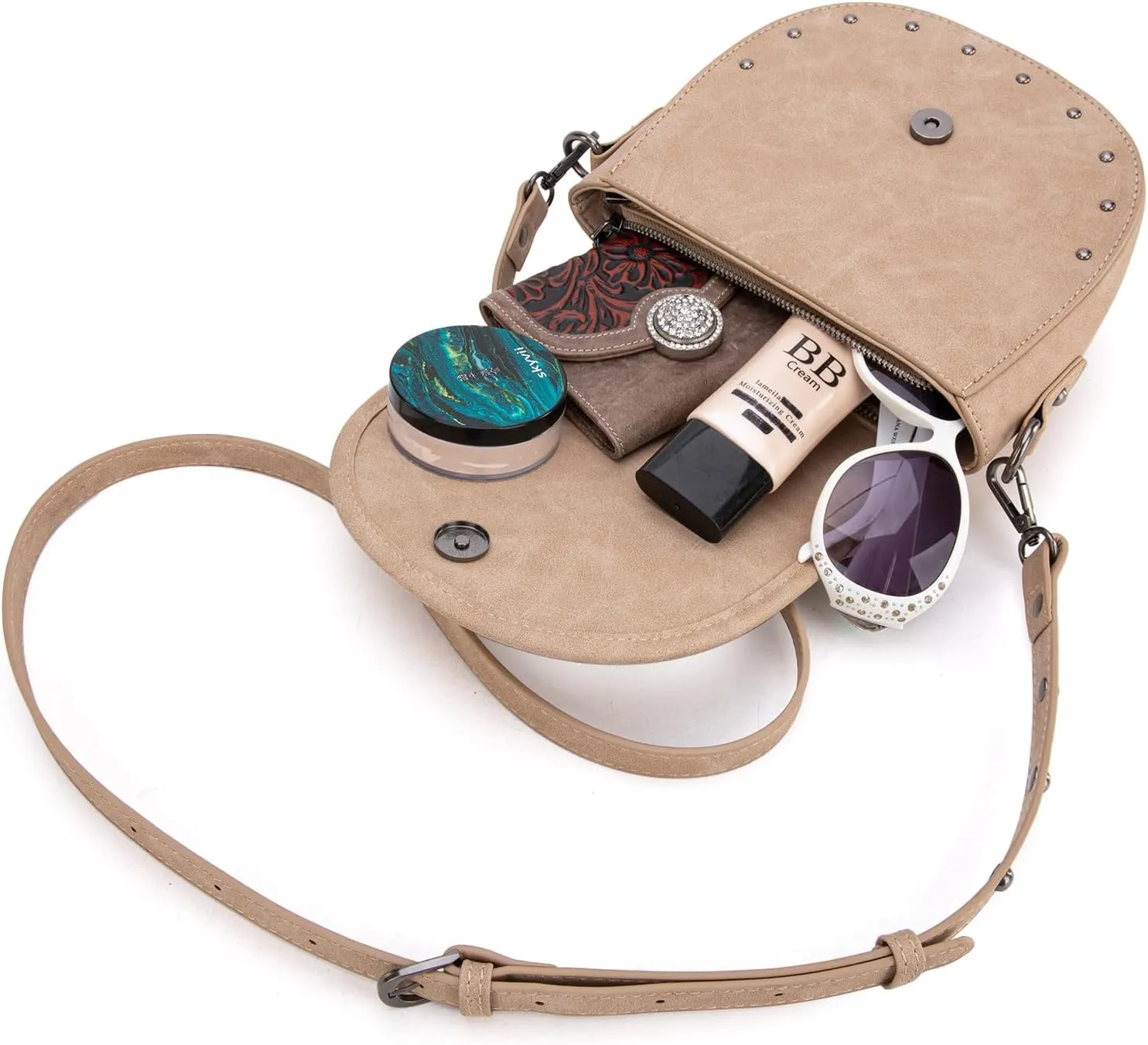Wrangler Crossbody Bag Western Flap Purse for Women Travel